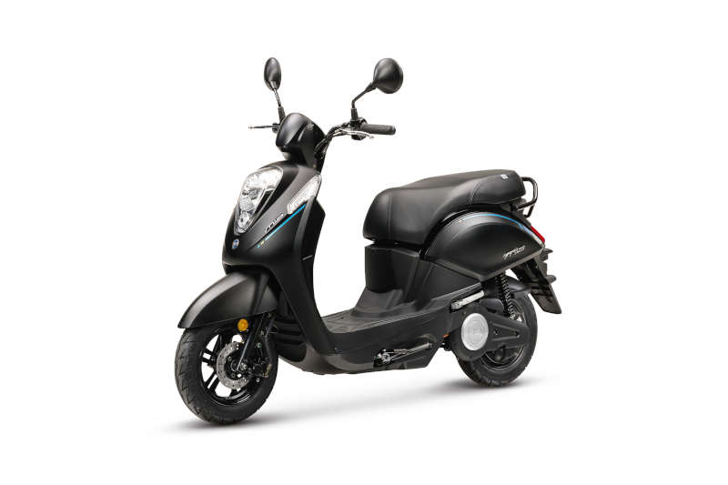 sym scooter électrique noir